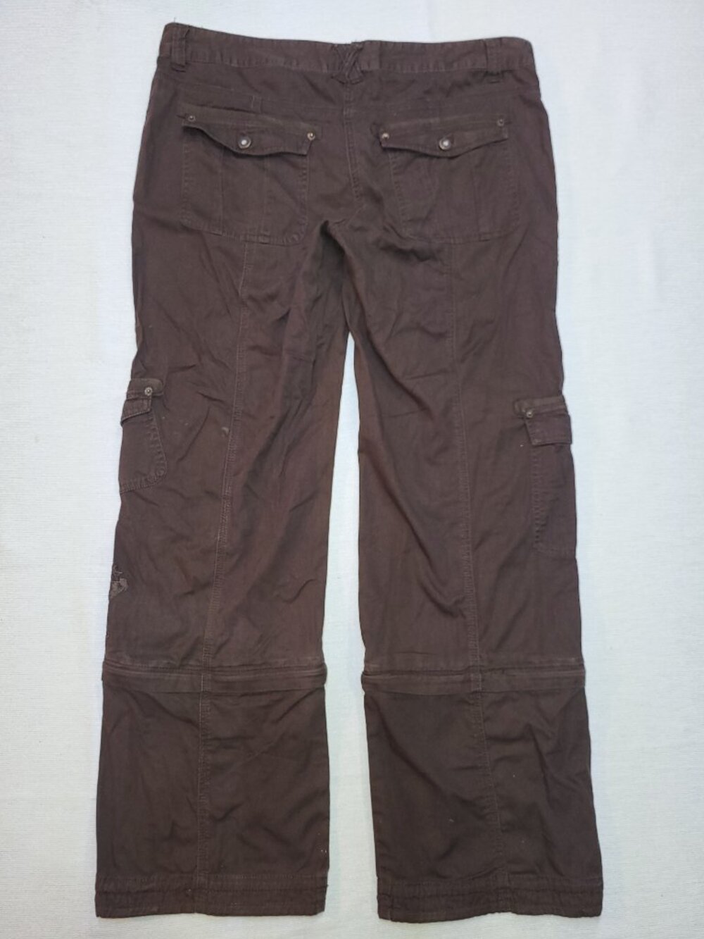 Nevada Women’s Cargo Pants Size 16 Brown 100% Cotton Utility Outdoor - Picture 10 of 12